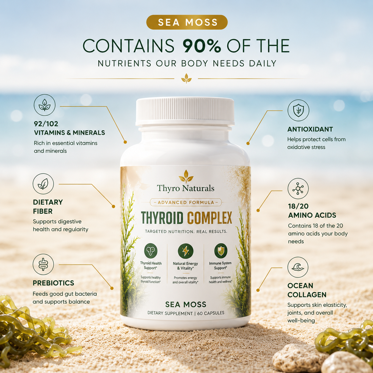 Support Healthy Thyroid Function & Daily Energy Naturally