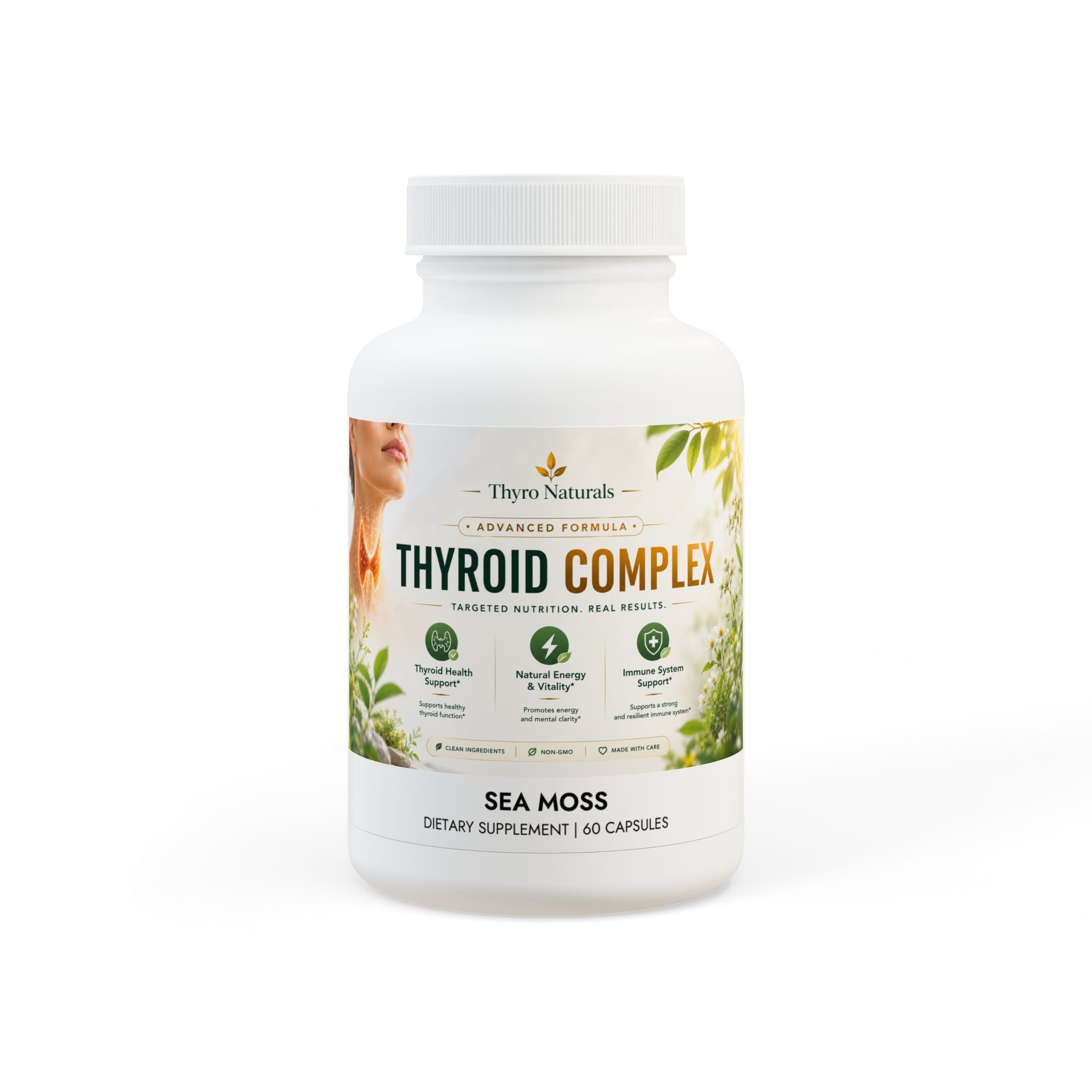 Sea Moss Thyroid Support | Energy, Metabolism & Wellness (60 Capsules)